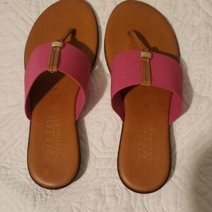 Italian Shoemakers Pink Slide Sandals
